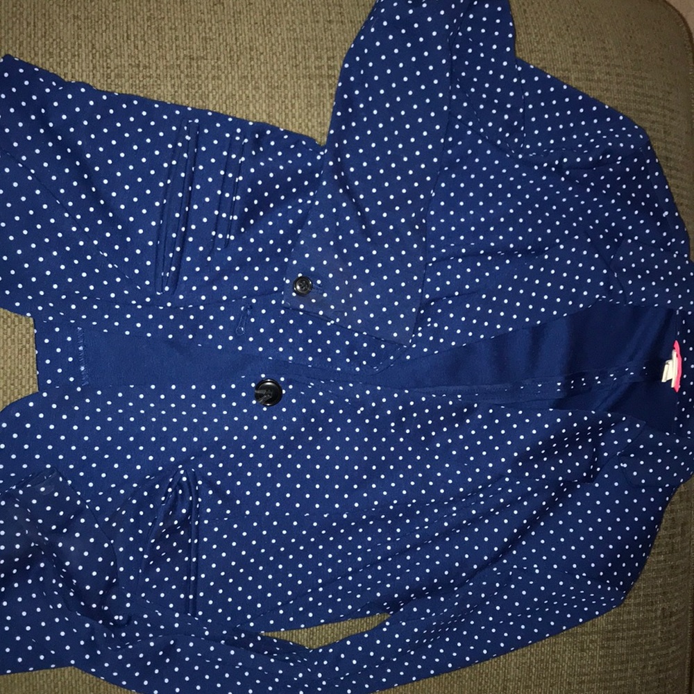 Polka Dot Blazer